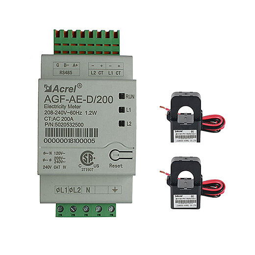 安科瑞電氣AGF-AE-D/200兩路交流電能表光伏逆變器防逆流檢測器